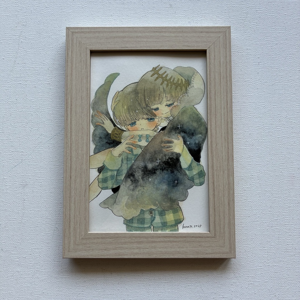 【額装原画】「共存」