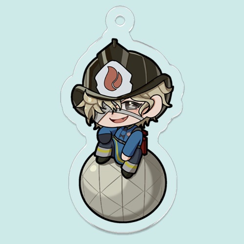 【残狂ハルシネイト22】火災調査員 フロリアン・ブランド アクリルキーホルダー