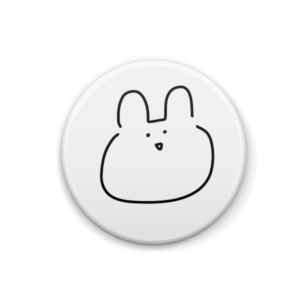 うさぎ缶バッジ