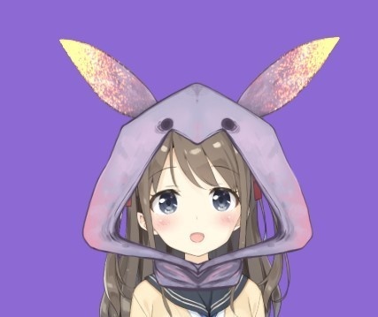 【無料素材Live2D】音量に応じて帽子が点灯します