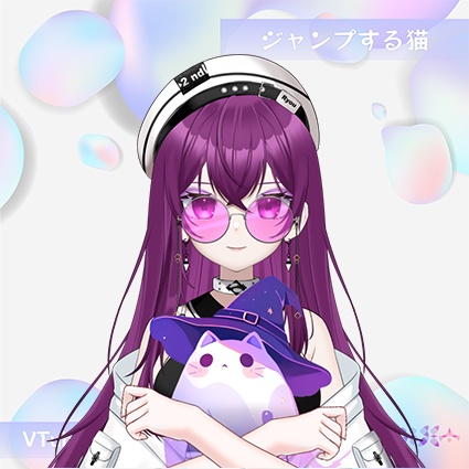 【Live2D 】ジャンプする猫