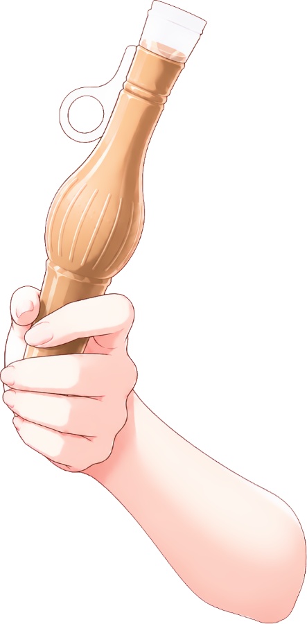 【フリー素材】パピコを持つ手パーツ(右手・左手)/8月5日パピコの日・夏の配信サムネ用【VTuber/透過PNG】