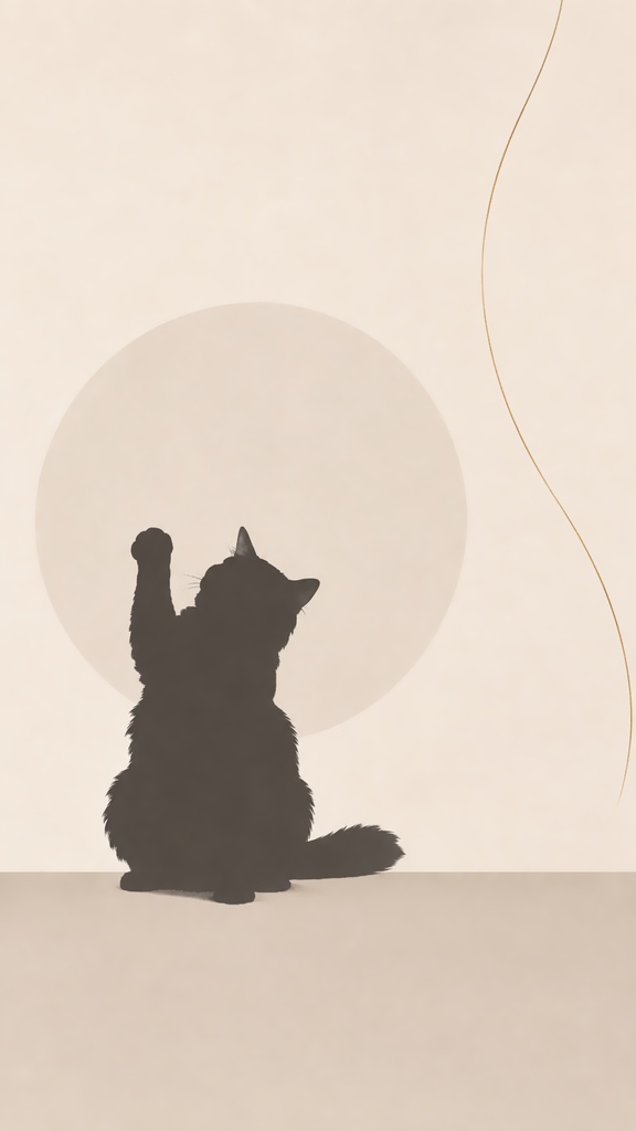 【背景素材】猫モチーフ縦型背景 4種セット|8/8 世界猫の日・VTuber・配信用PNG