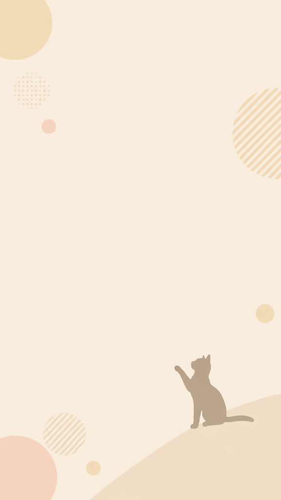 【背景素材】猫モチーフ縦型背景 4種セット|8/8 世界猫の日・VTuber・配信用PNG