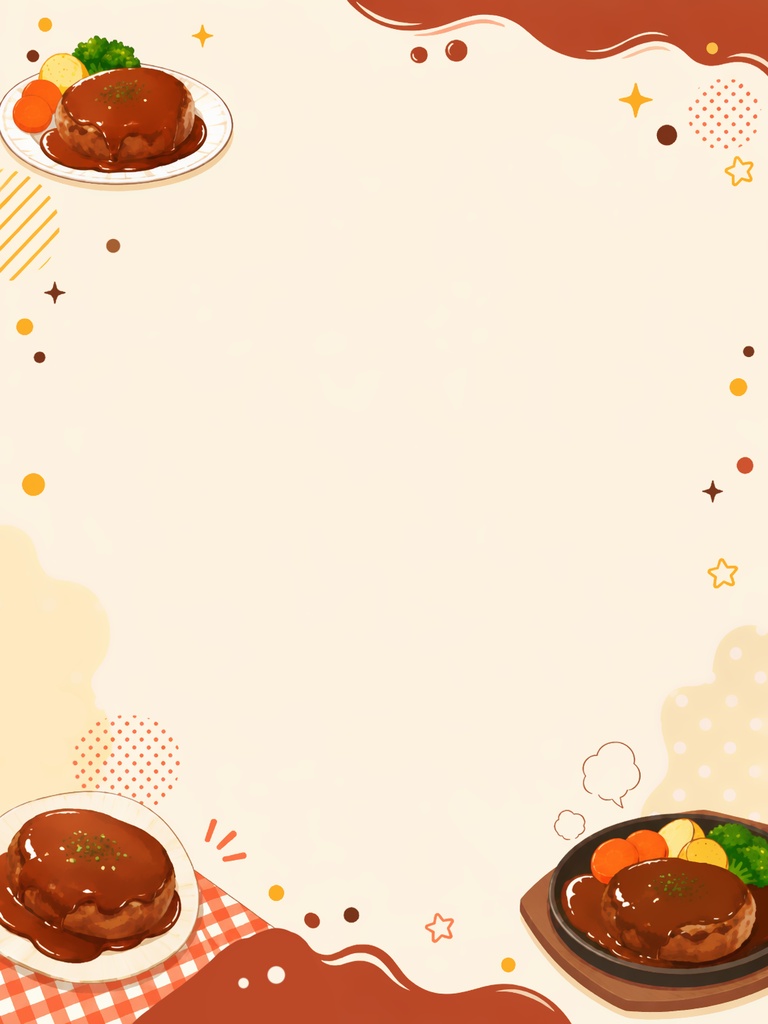 【VTuber素材】ハンバーグぬい抱っこ素材&ハンバーグ背景 / ハンバーグの日・抱き枕の日・ハグの日【配信用】