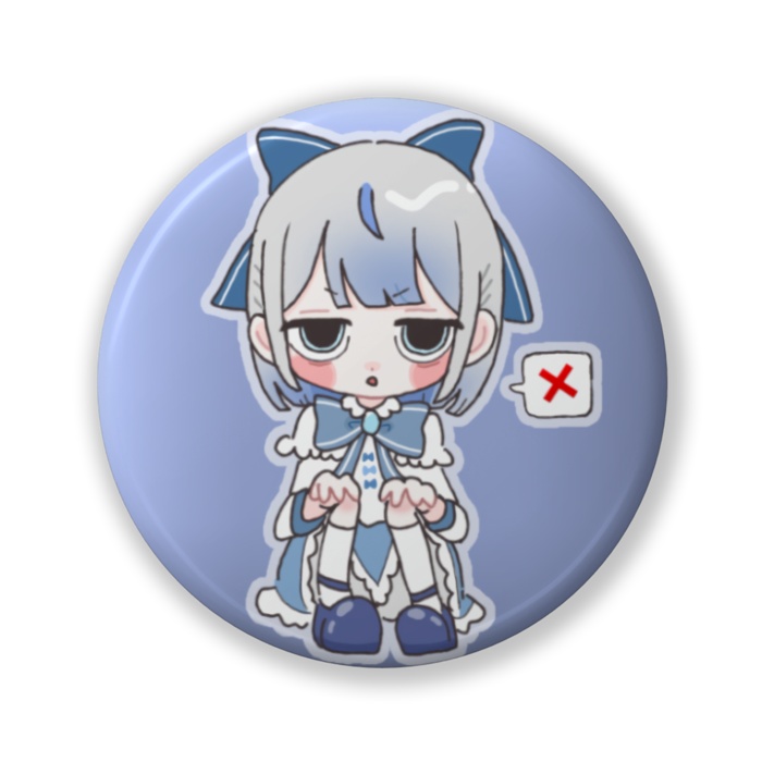 ジト目あおちゃん缶バッジ