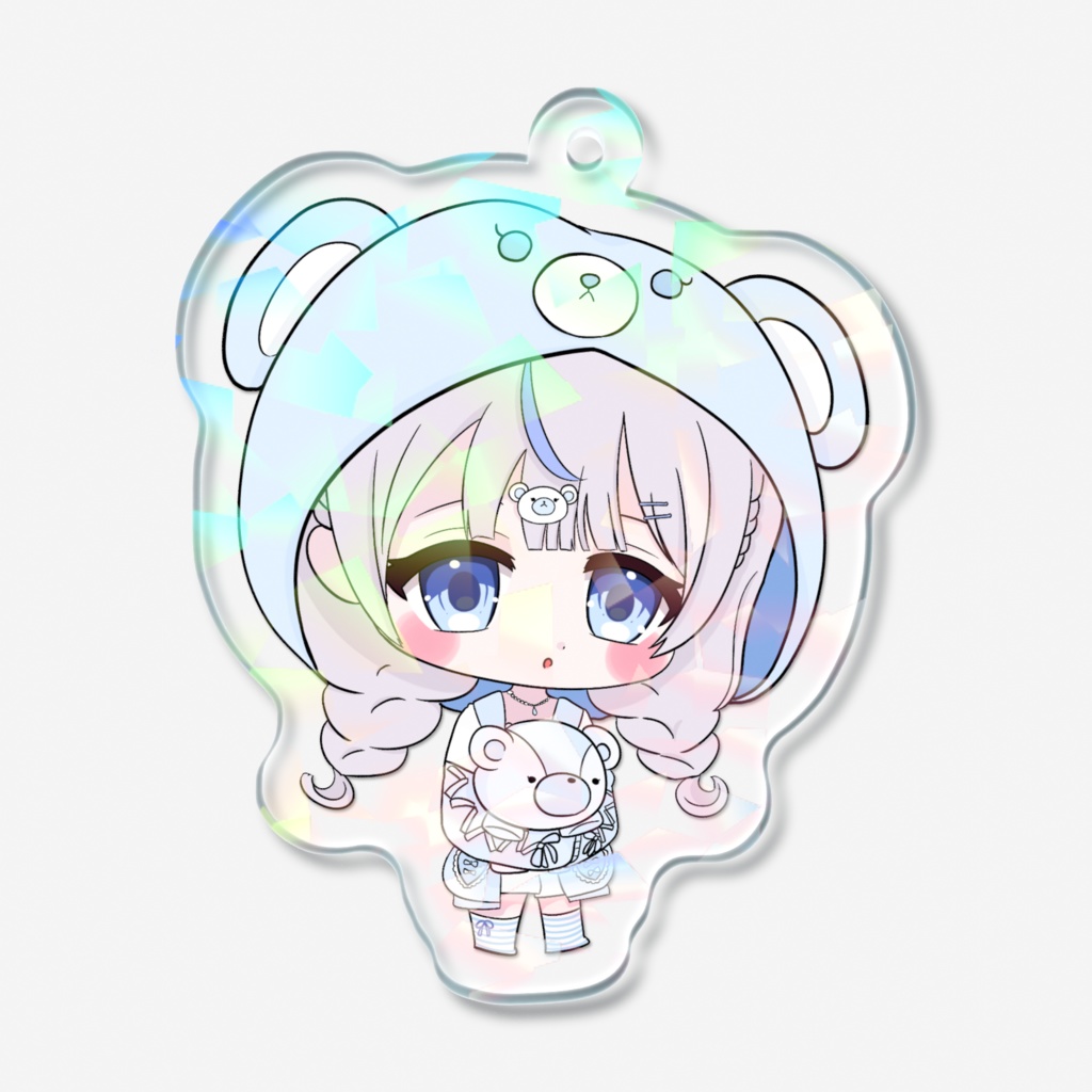 あお ホログラムアクキー