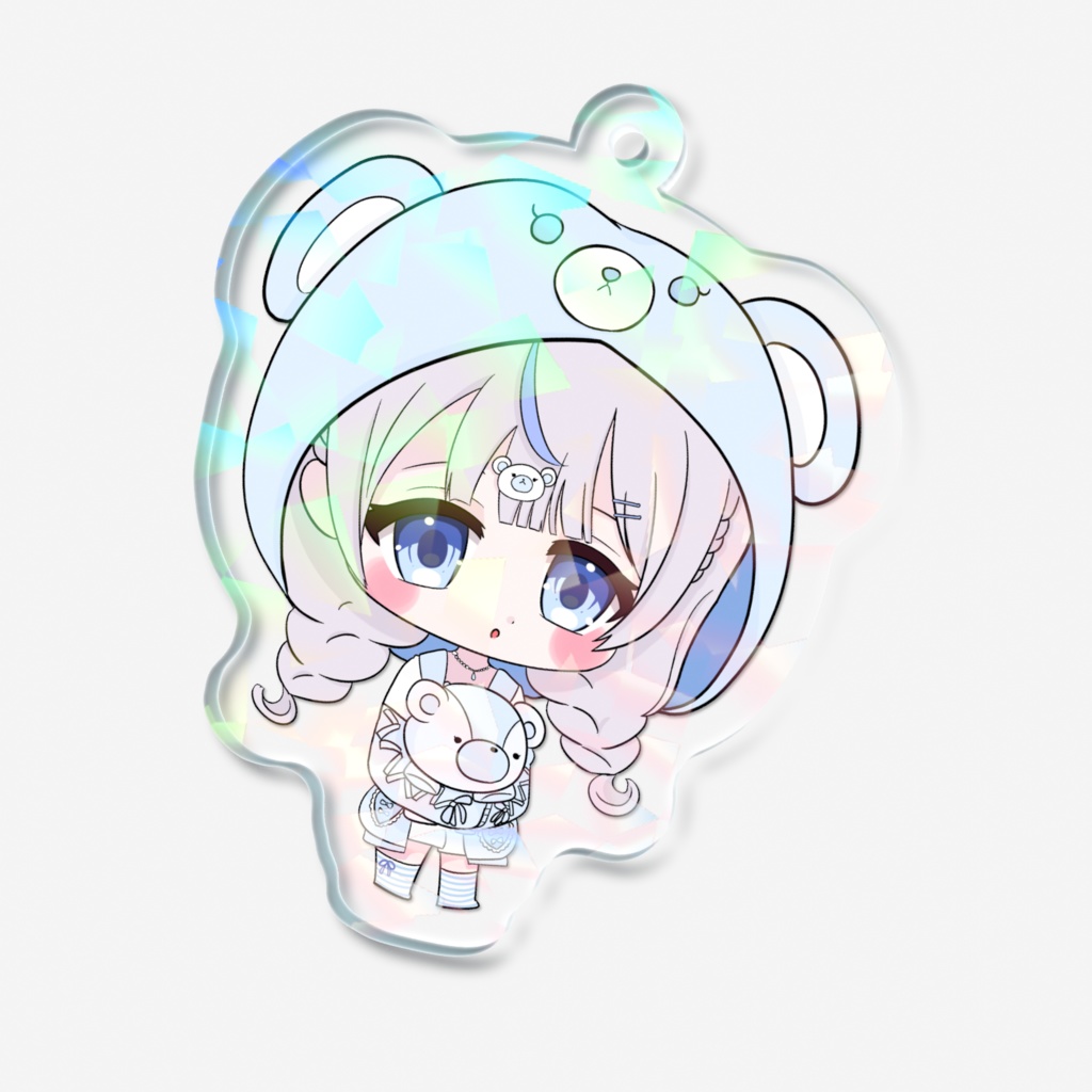 あお ホログラムアクキー