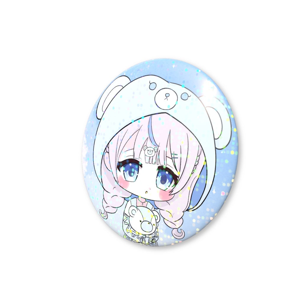 ホログラム缶バッジ