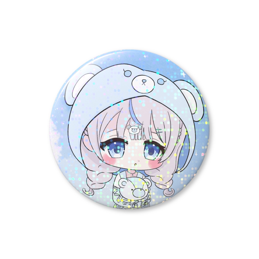 ホログラム缶バッジ