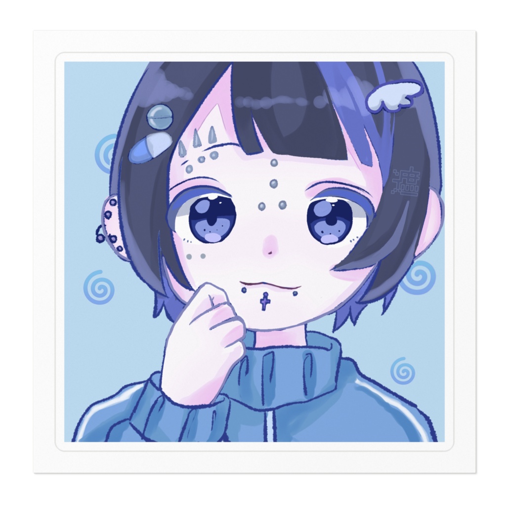 遮🌀ちゃんステッカー