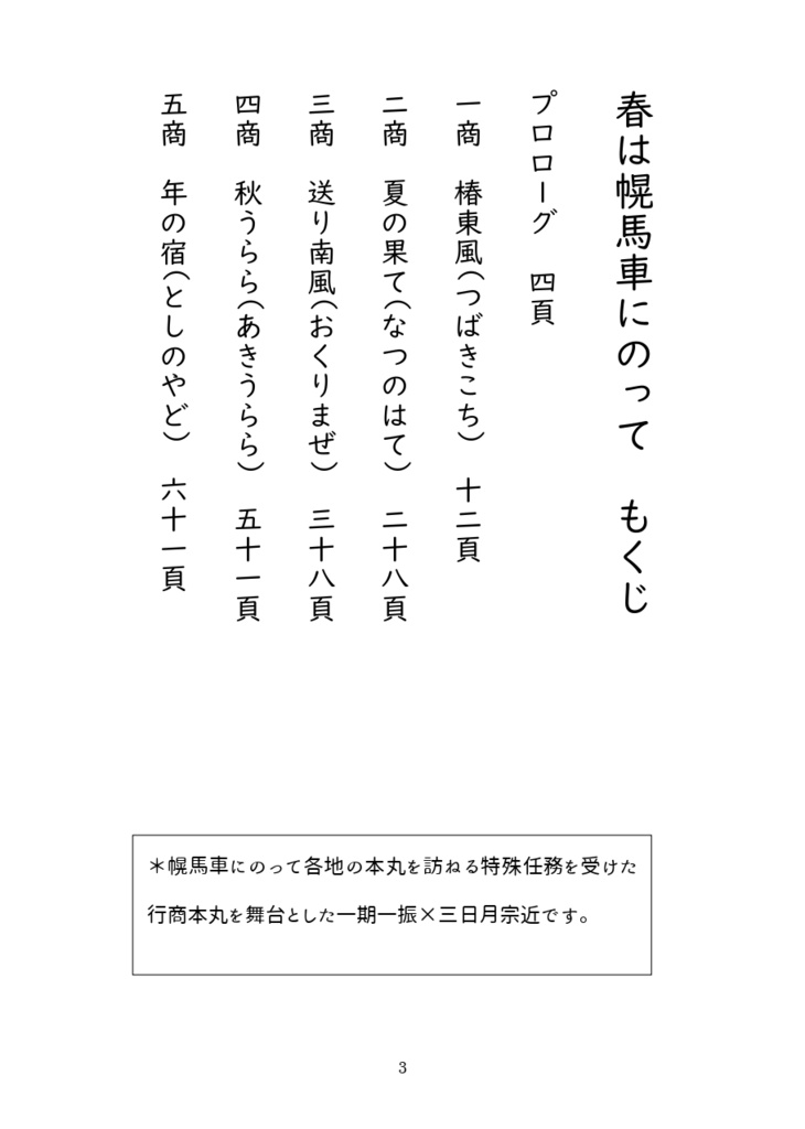 春は幌馬車にのって