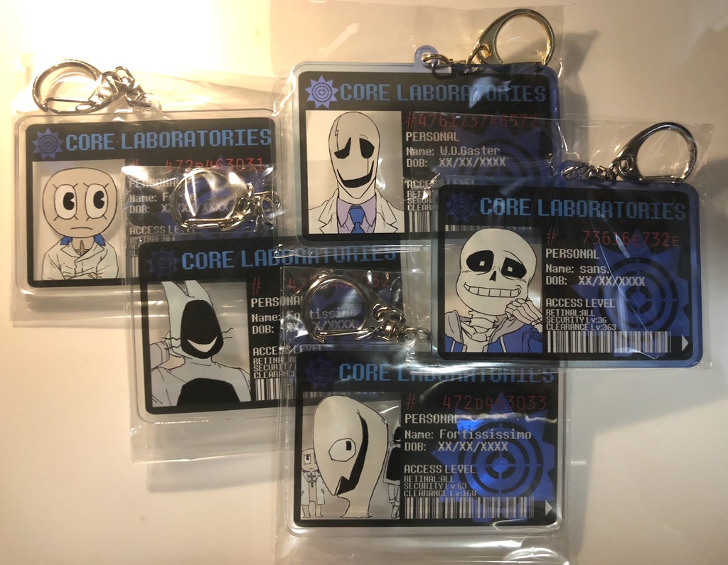 【完売】COREラボラトリーIDカードキーチェーン