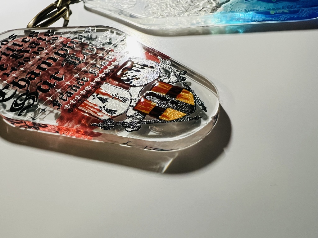 モーテルキーホルダー/ジル・ド・レ&ジャンヌ・ダルク