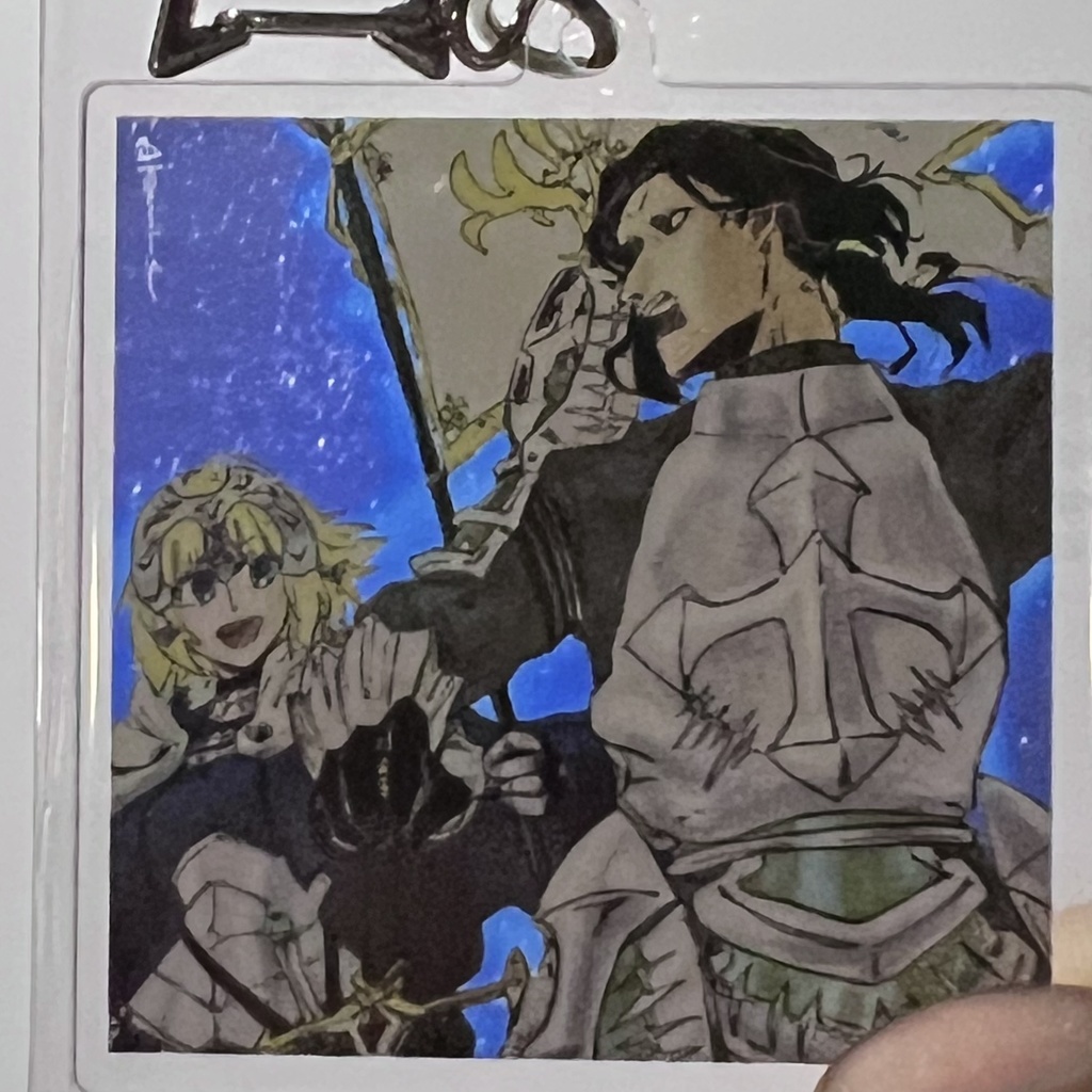 FGO ジル・ド・レェ&ジャンヌ・ダルク スクエアアクリルキーホルダー