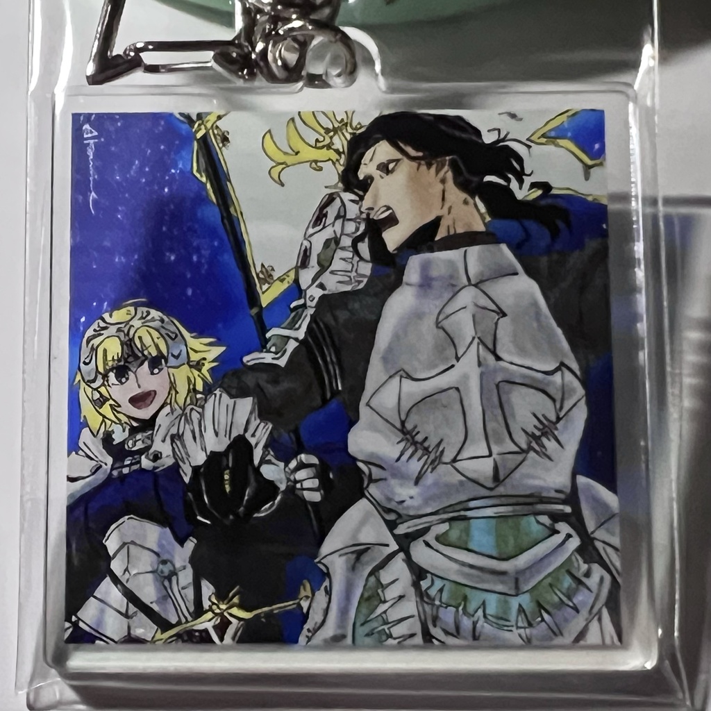 FGO ジル・ド・レェ&ジャンヌ・ダルク スクエアアクリルキーホルダー