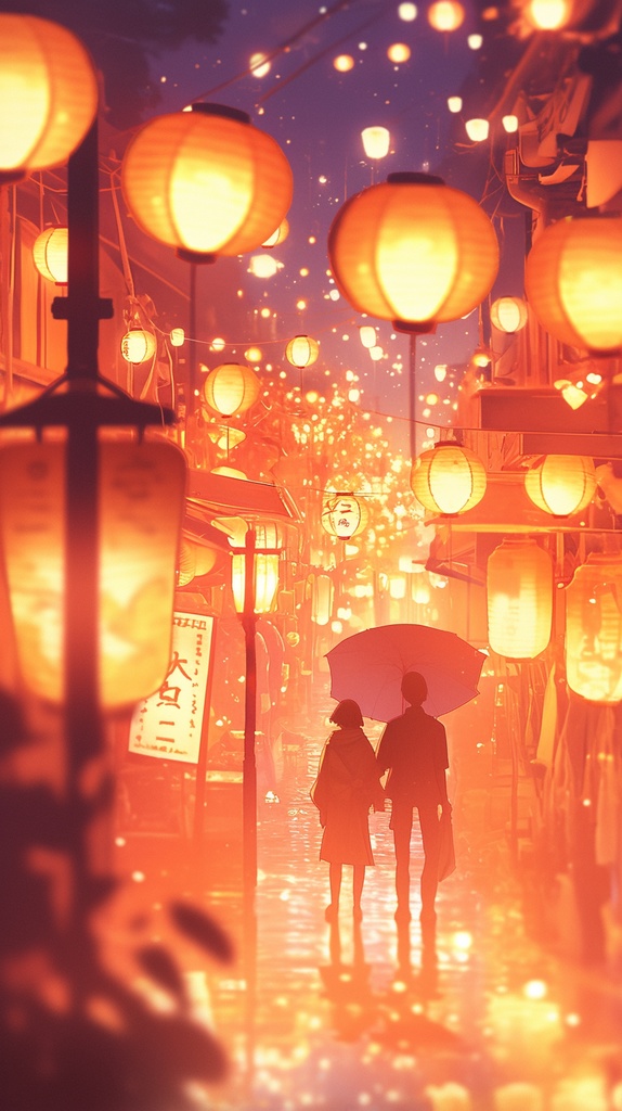 ちょうちん祭り・スマホ壁紙10枚セット /  Smartphone Wallpaper Pack
