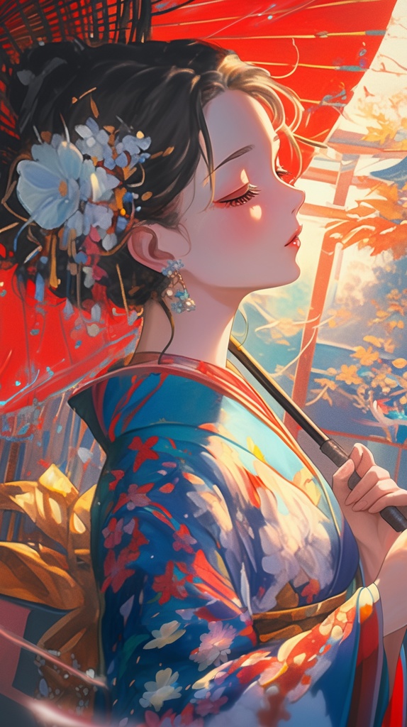 朱に寄り添う青 – Blue Embracing the Crimson