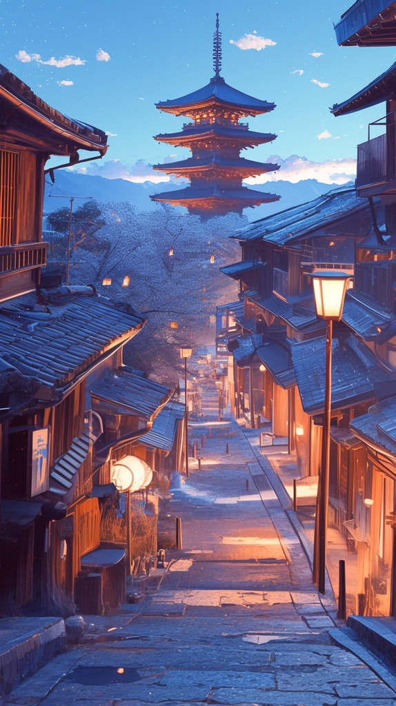 灯籠の道 – Path of Lanterns