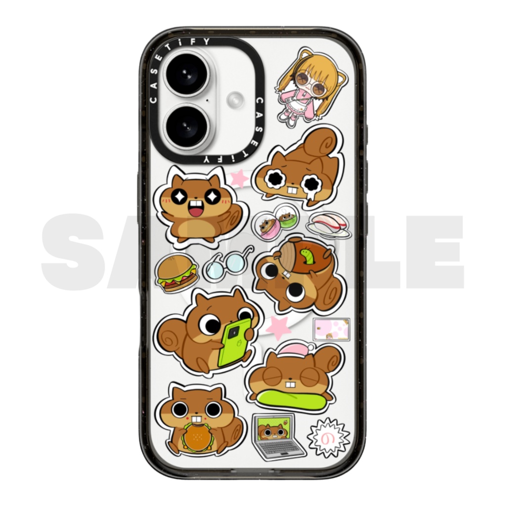 【受注生産品】りすざわのスマホケース(Magsafe対応)