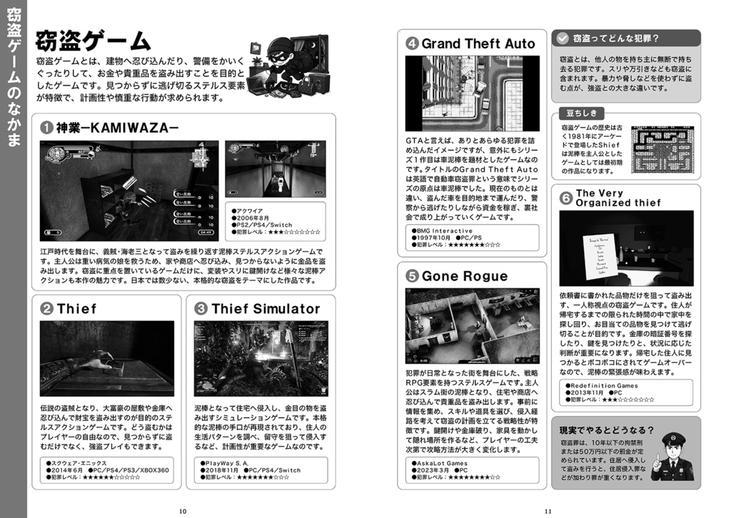 知らゲーHG たのしい犯罪ゲーム図鑑