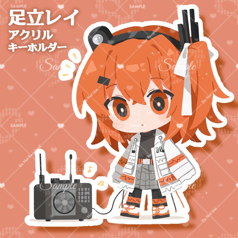 足立レイ アクリルキーホルダー