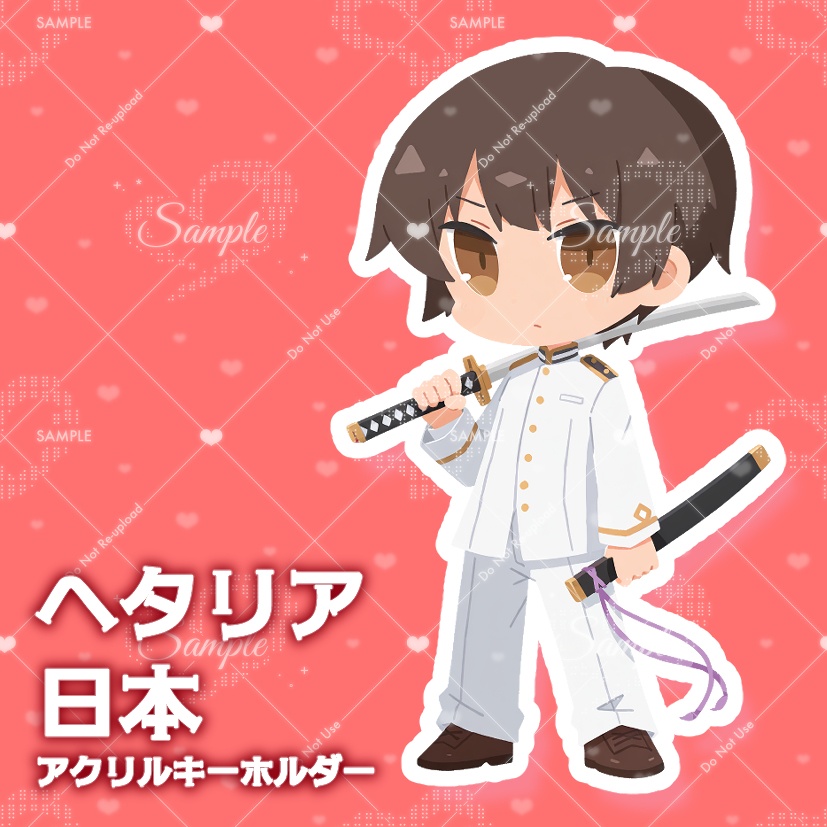 ヘタリア 日本 アクリルキーホルダー