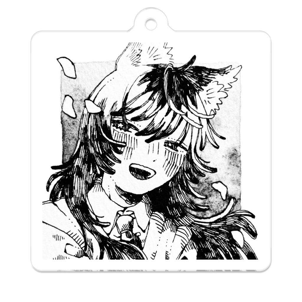 【アクリルキーホルダー】猫耳兄弟・花見