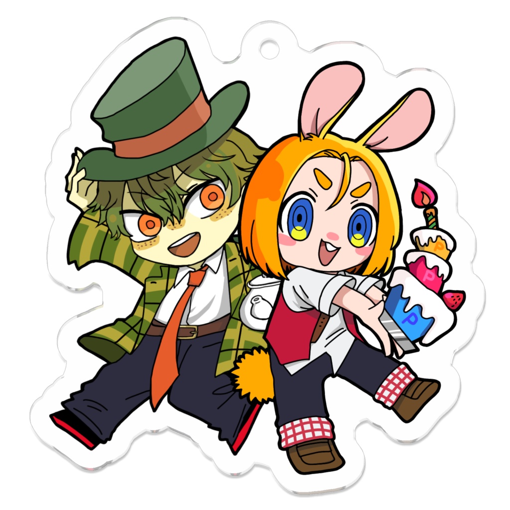 【オリジナル】アクリルキーホルダー【ぽぷちる】