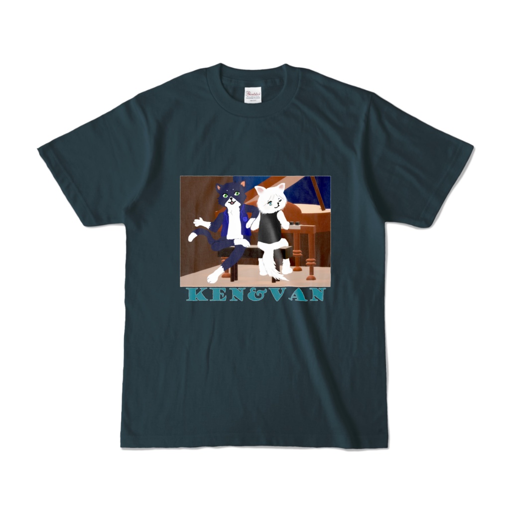 ケン&ヴァンTシャツ デニム色S~XL おまけ動画☆楽譜付ハッピーバースデー