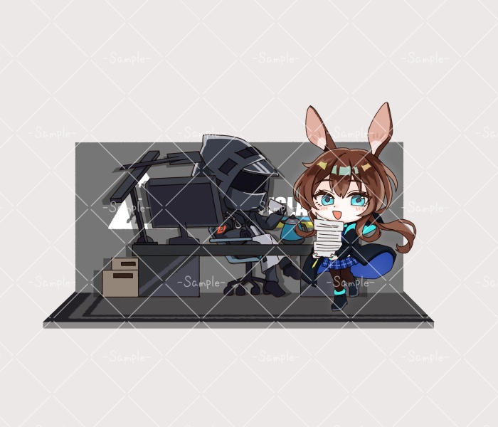 アクリルジオラマ「ドクターの執務室」