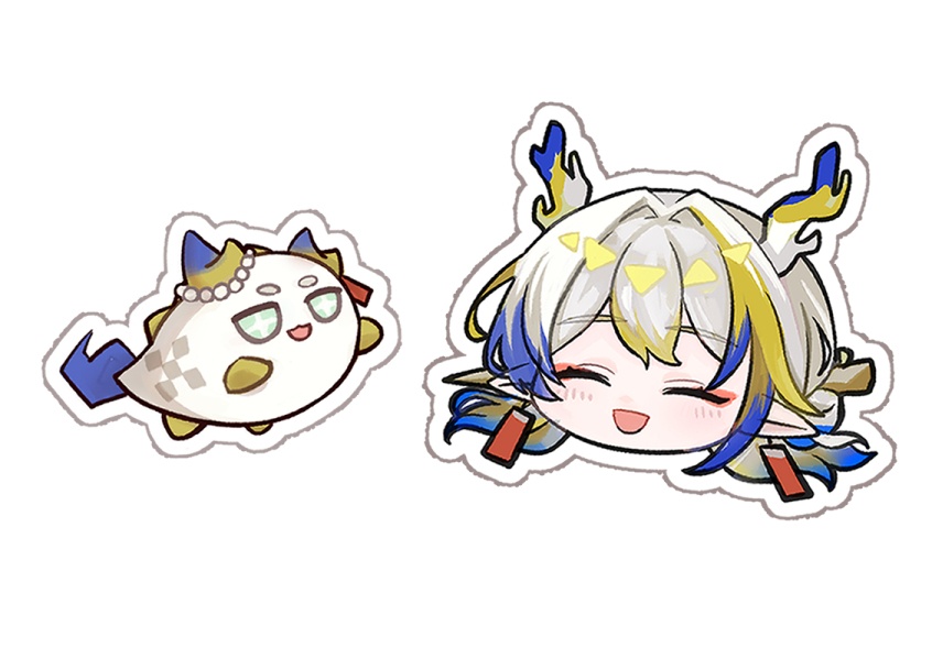 シュウ＆パオパオ ステッカー