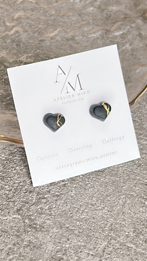 ノワールハート -Noir Heart- ピアス