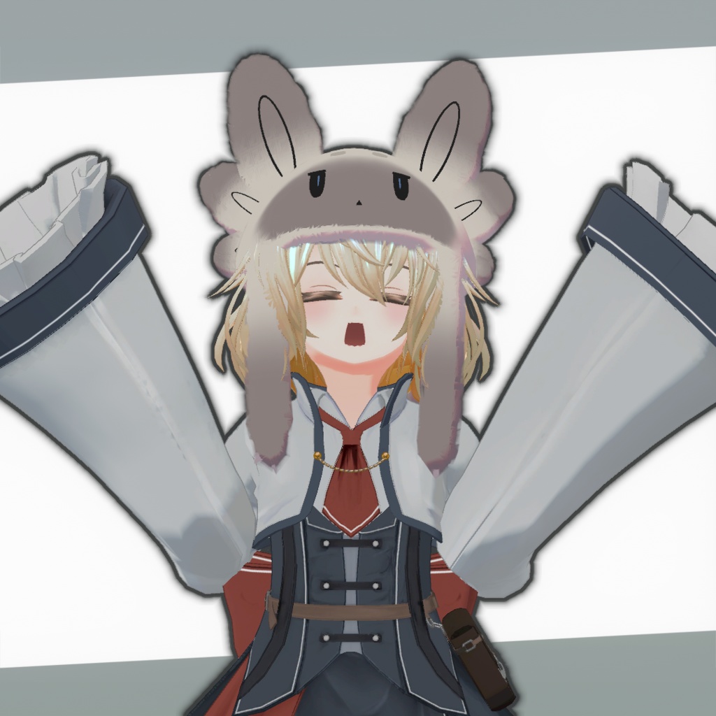 【MA対応】もふむる帽子【のびる!ゆれる!】