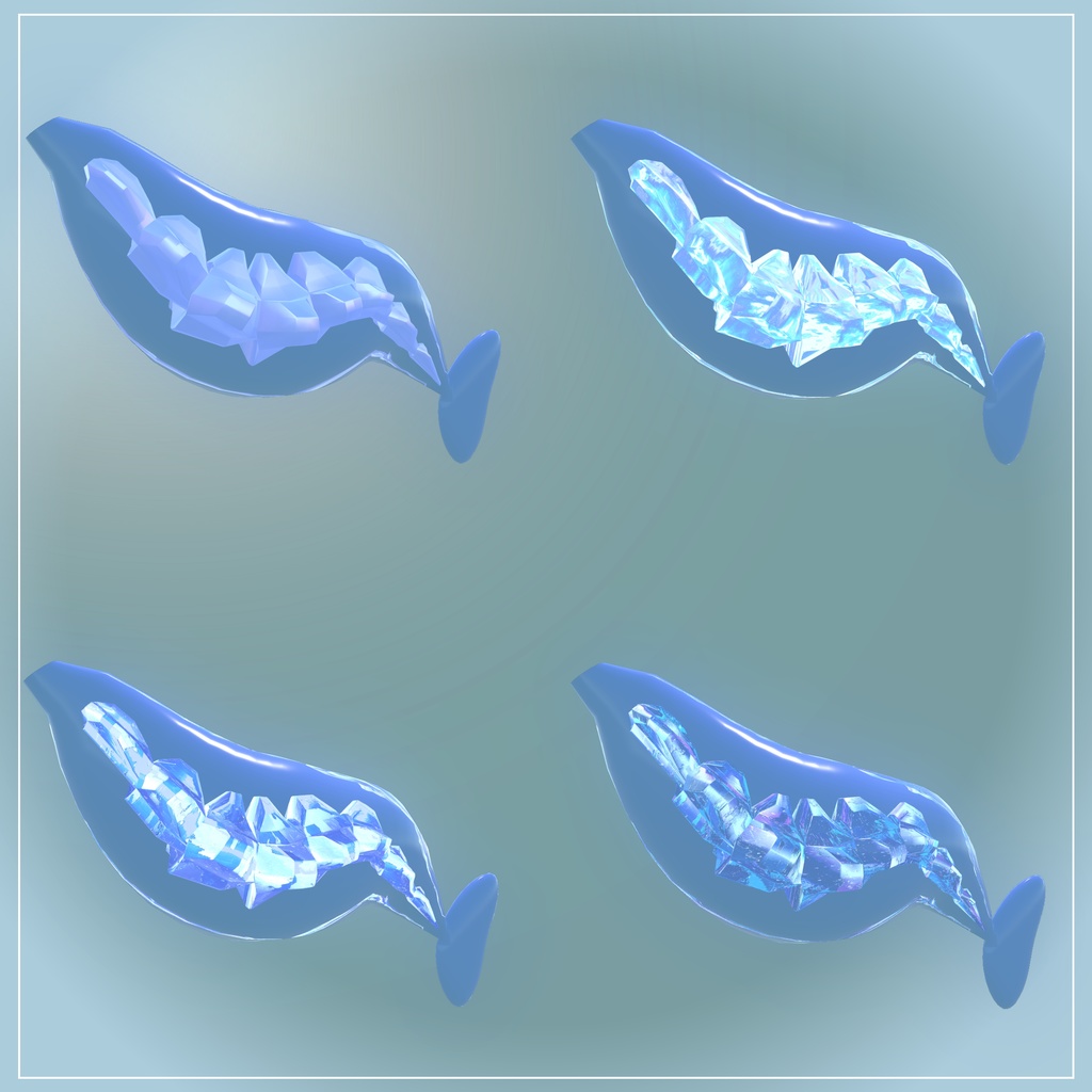 【無料あり】うみのキラキラしっぽ【全アバター対応】