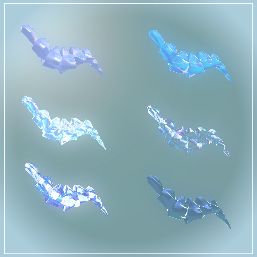 【無料あり】うみのキラキラしっぽ【全アバター対応】