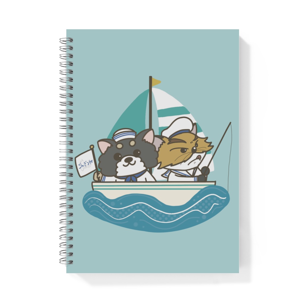 B５リングノート　【ヨット】