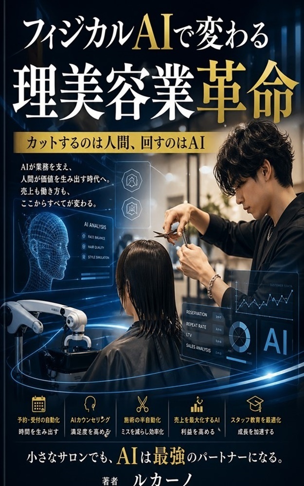 フィジカルAIで変わる理美容業革命  カットするのは人間、回すのはAI