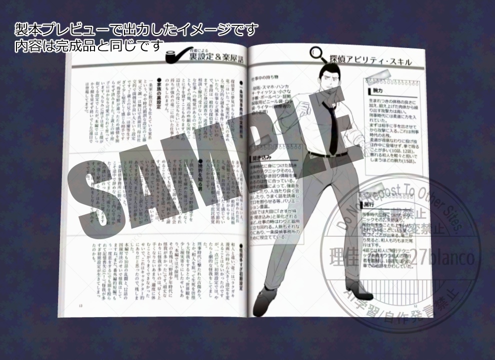 妄想探偵の日常 キャラクターブック