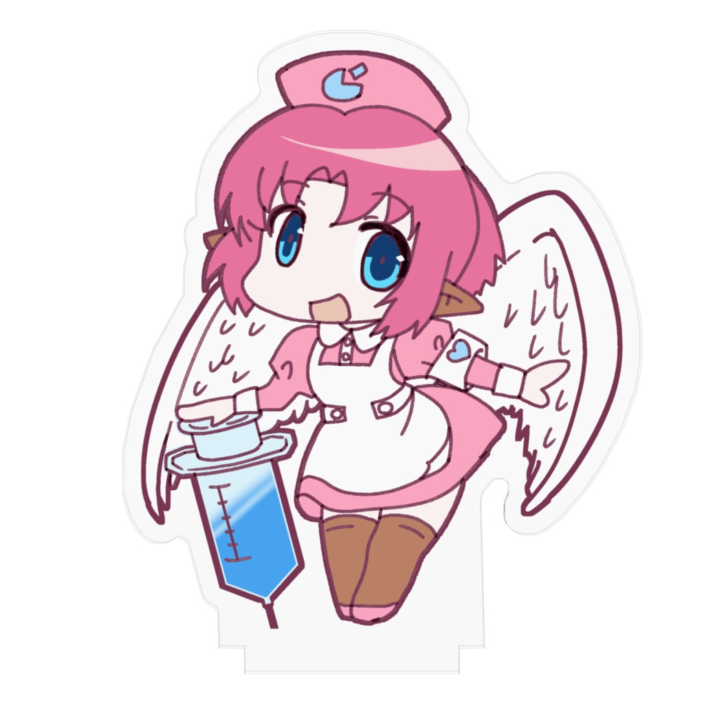 百道さんと注射器アクリルスタンド