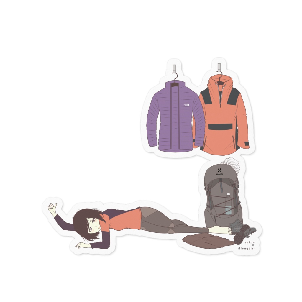 satokina11さん。ステッカー（ぐで１）