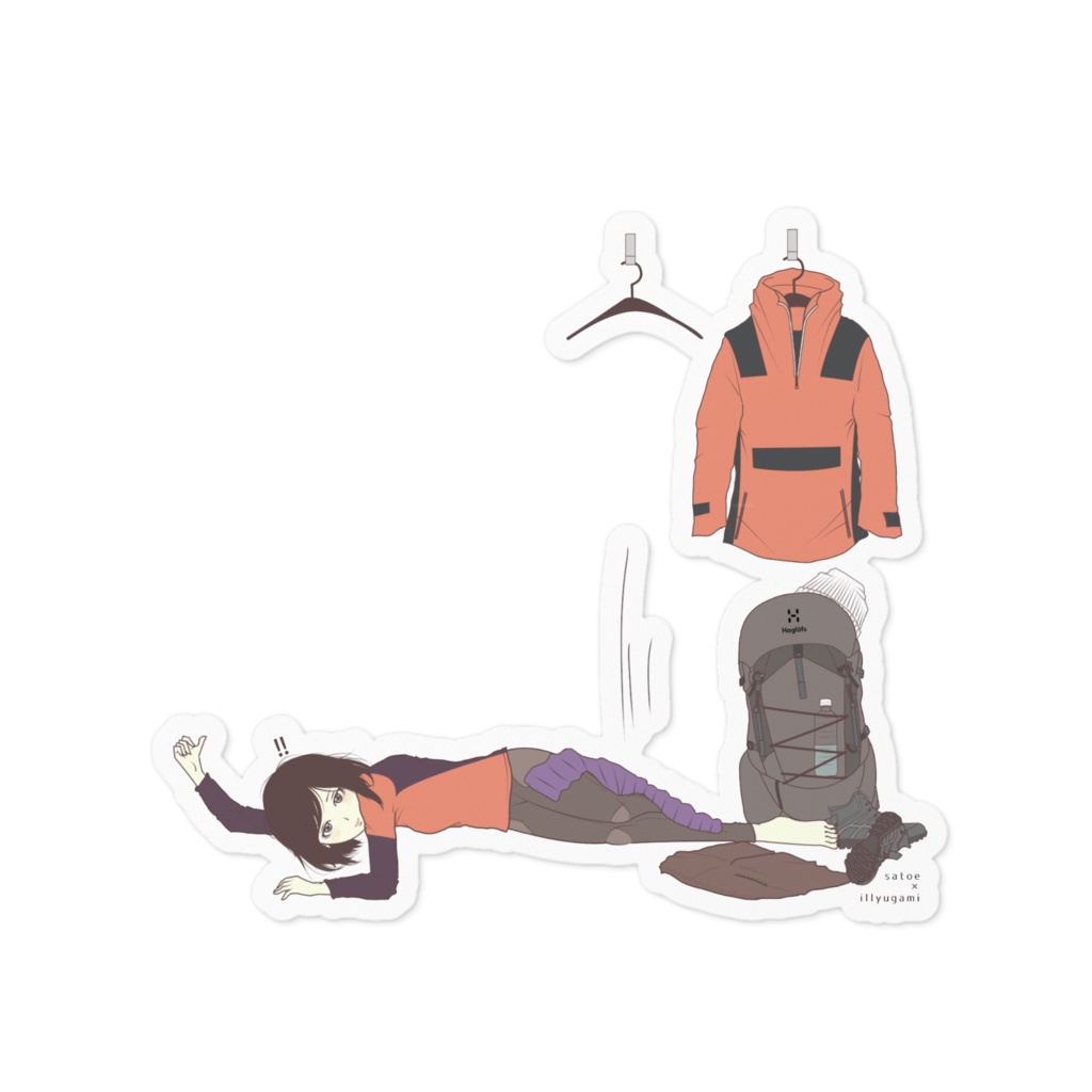 satokina11さん。ステッカー（ぐで２）