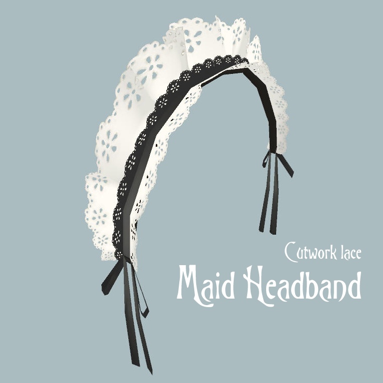 メイドさんのカチューシャ Maid headband - ちま屋 -Chimaya- - BOOTH