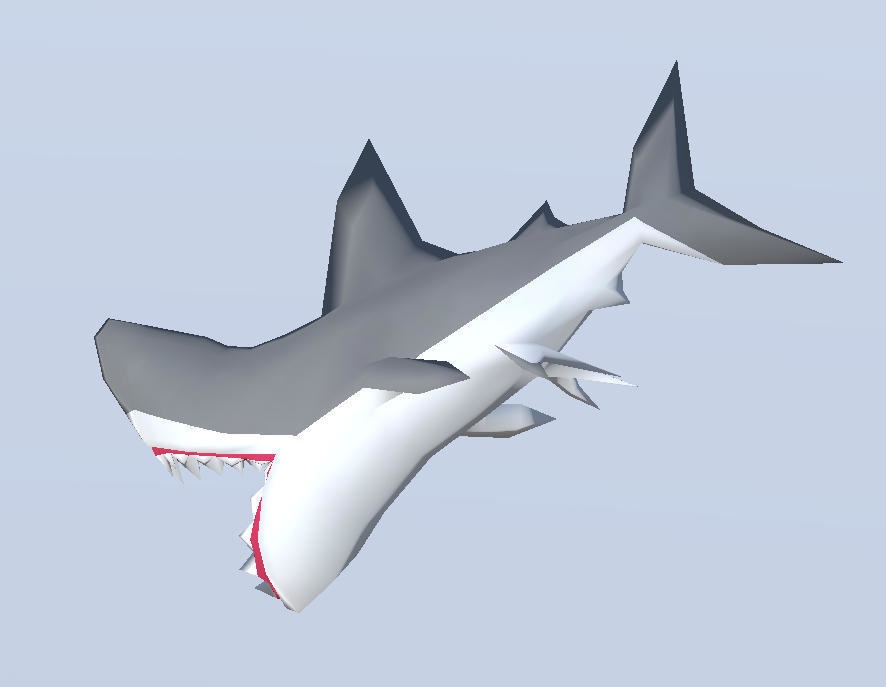 【glb形式】サメ