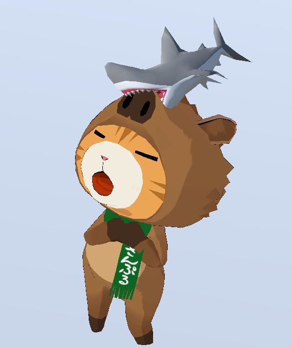 【glb形式】サメ