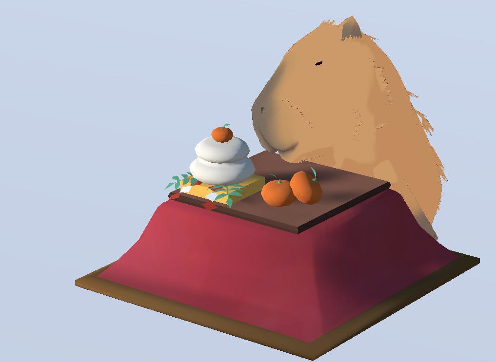 【glb形式】鏡餅