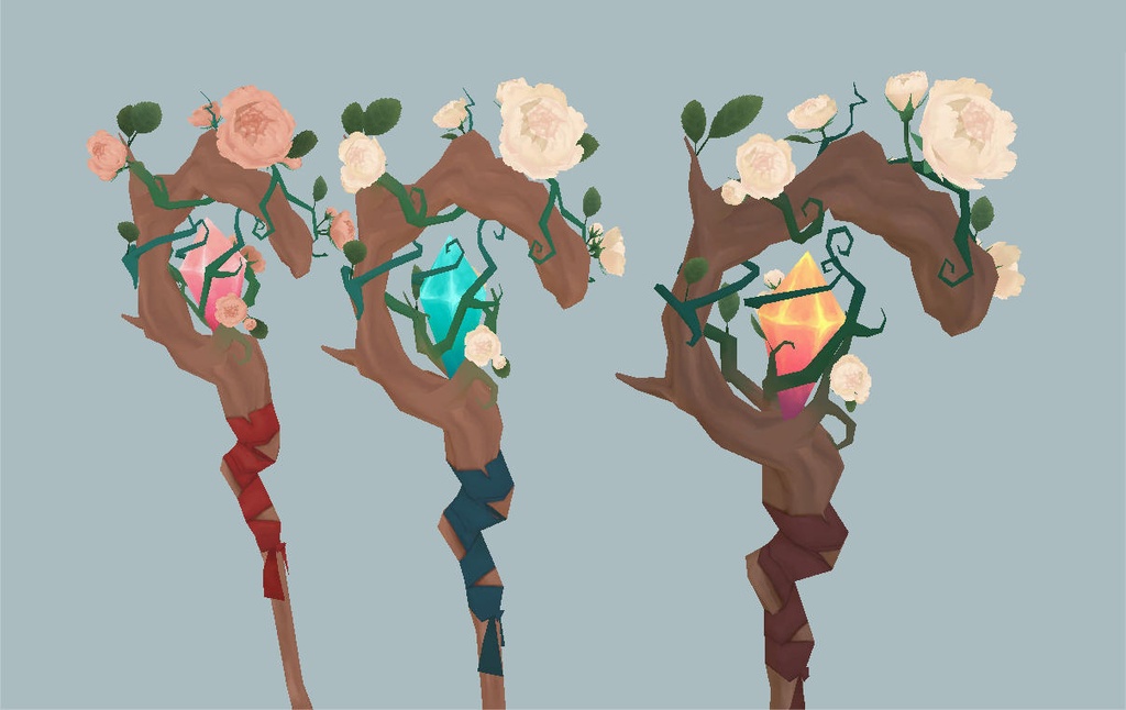 バラの杖 Rose staff