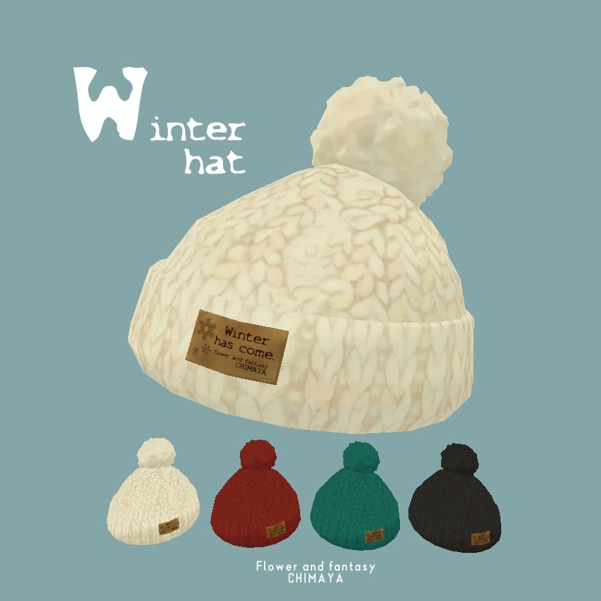 ニット帽子　Winter hat 