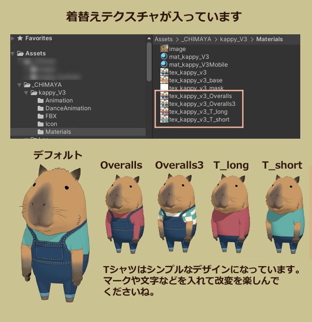 カピバラのかっぴー Ver.3 Capybara Kappy