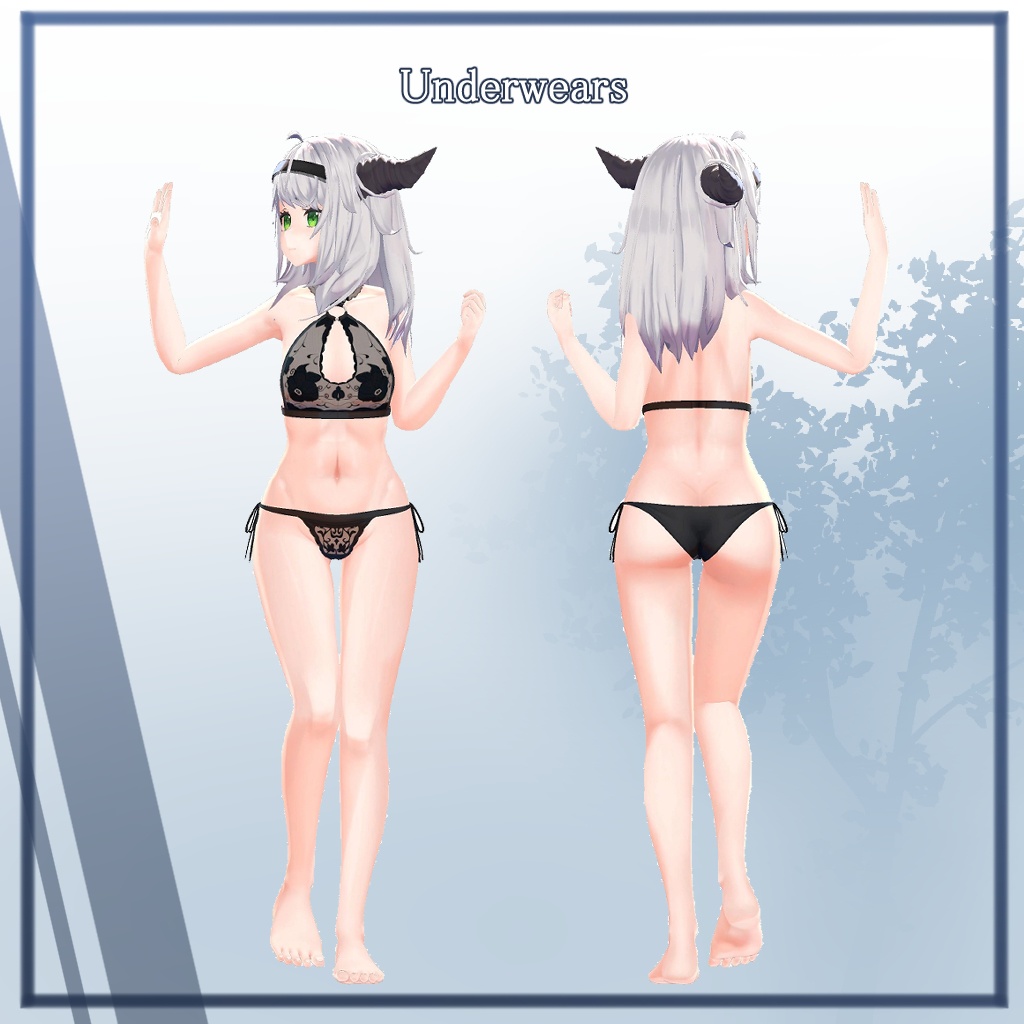 オリジナル3Dモデル「琴音」